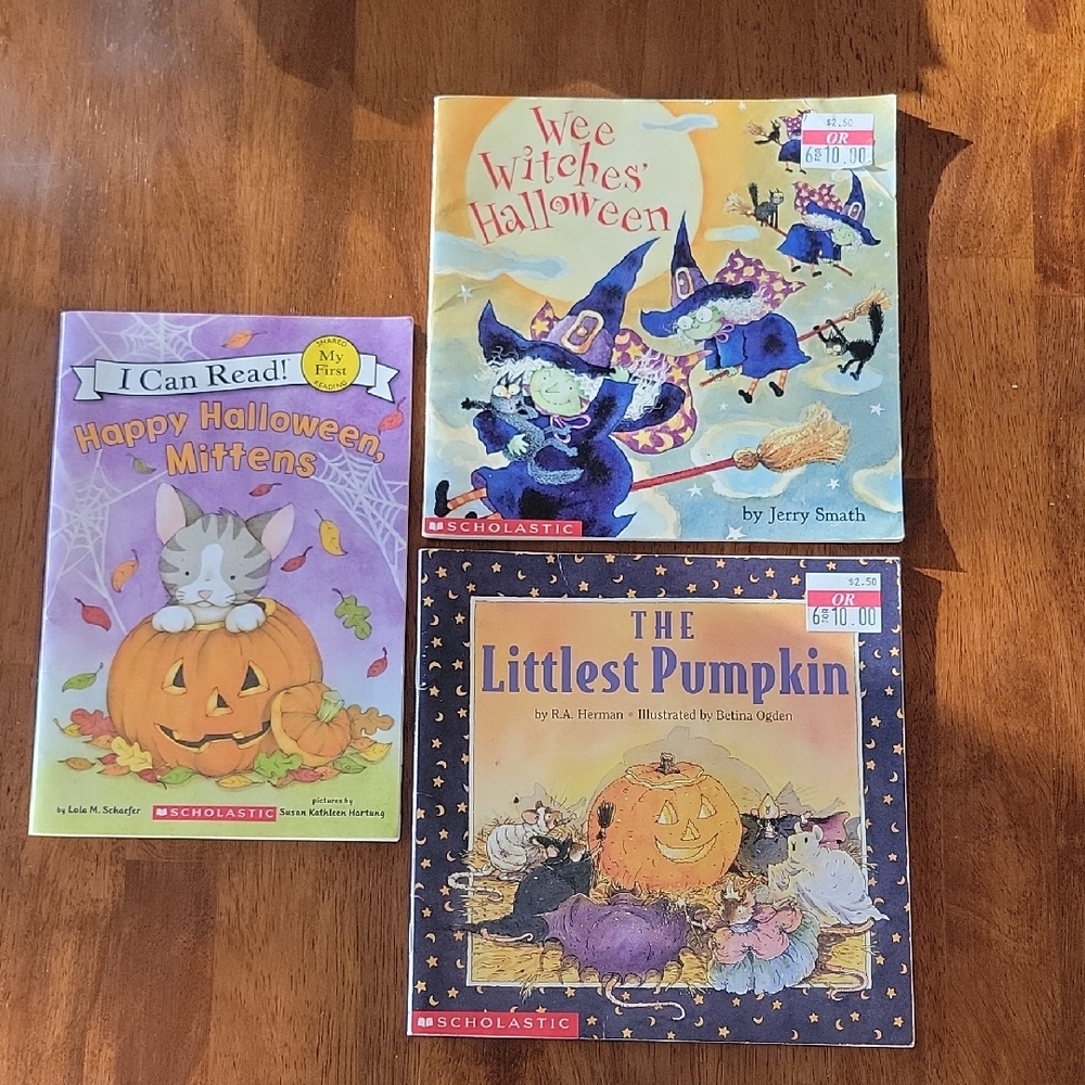 3 Halloween Themed Children's Books